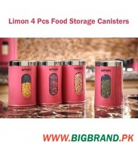 Limon 4 Pcs Food Storage Canisters